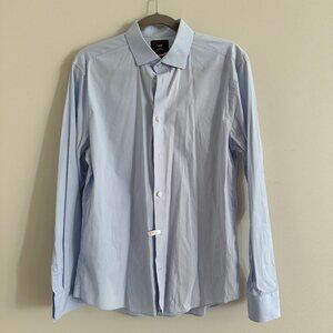 H&M Men's dress shirt - Light Blue - Large